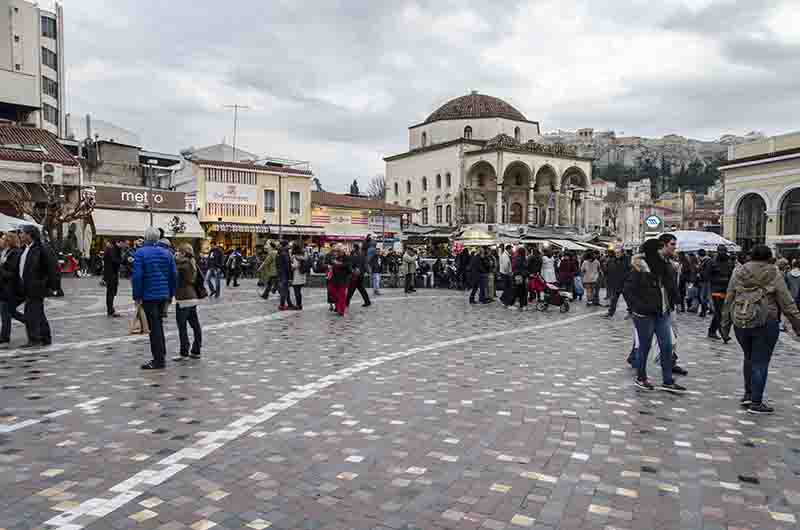 72 - Grecia - Atenas - plaza de Monastiraki